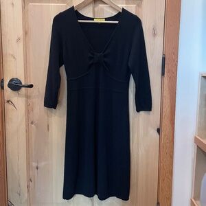 Catherine Malandrino 100% Cashmere Black Sweater Dress